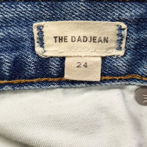 Madewell The Dad Jeans Blue Size 24 Distressed Heritage Denim - Picture 6 of 14
